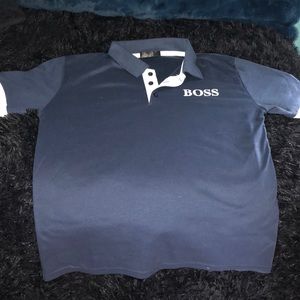 Boss collar shirt material Polyester brand new